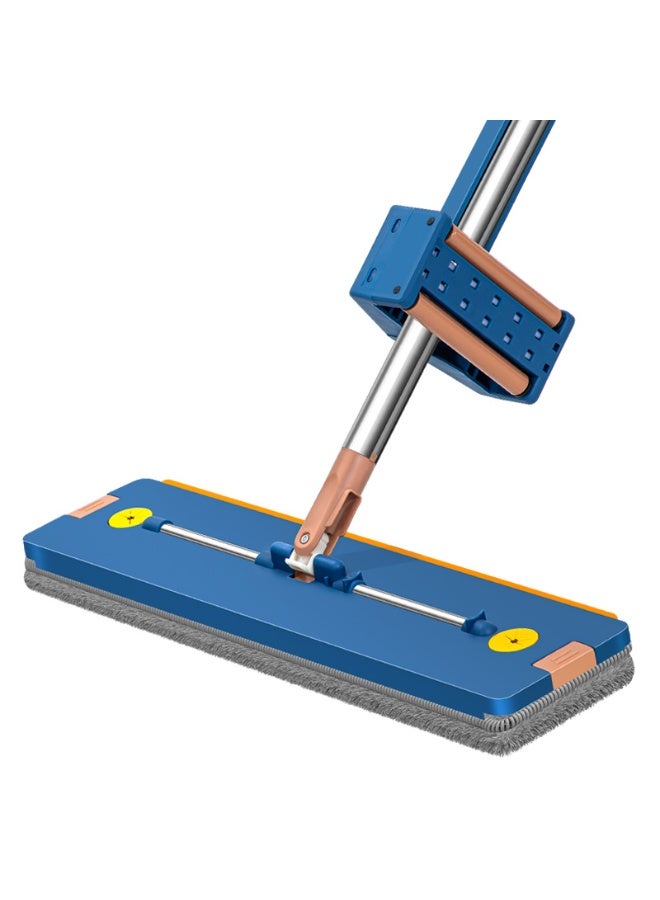 dreamons link Flat mop 48cm with scraper, enlarged panel, lazy hand-free, wet and dry use, one-mop, absorbent mop - Image 1